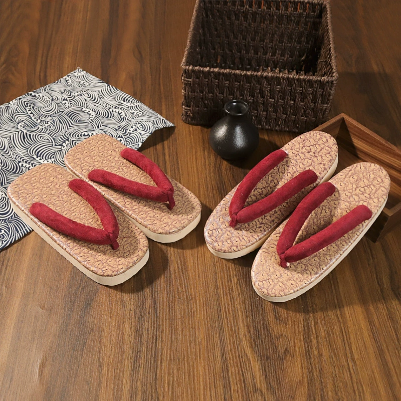 Мужские сабо в японском стиле Косплей флип-флоп пара толстые дно снег с завода Outlet