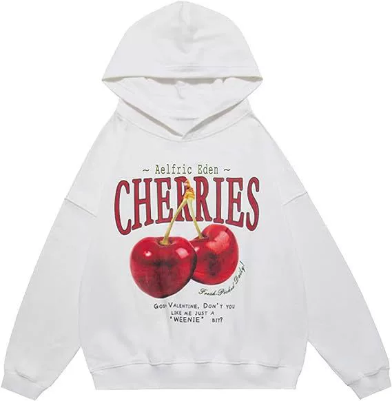 Demi-season Hoody, Retro Hip‑Hop Sweatshirt, Relaxed Fit, Sizes S–XXL