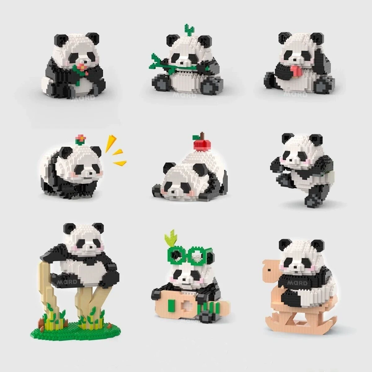 Конструктор Lego, симпатичная игрушка, панда