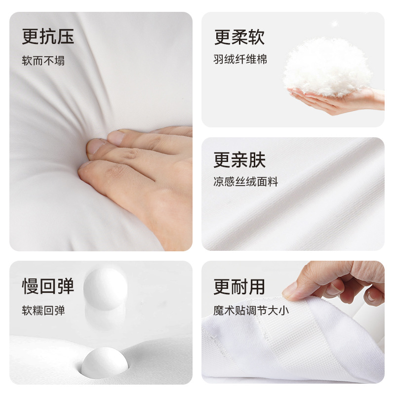 Protector de cintura para dormir Almohadilla de almohada cálida para dormir Soporte de cintura Acuéstese plano Soporte lumbar para mujeres Cama especial Columna lumbar