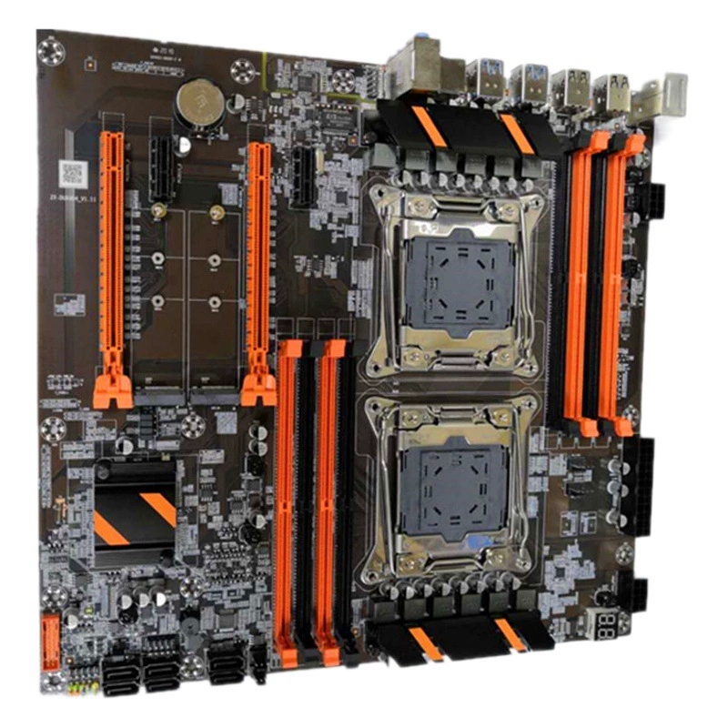 Совершенно новая двухканальная серверная материнская плата X99 2011, DDR4 поддерживает студийный многооткрытый игровой набор E5V3V4CPU