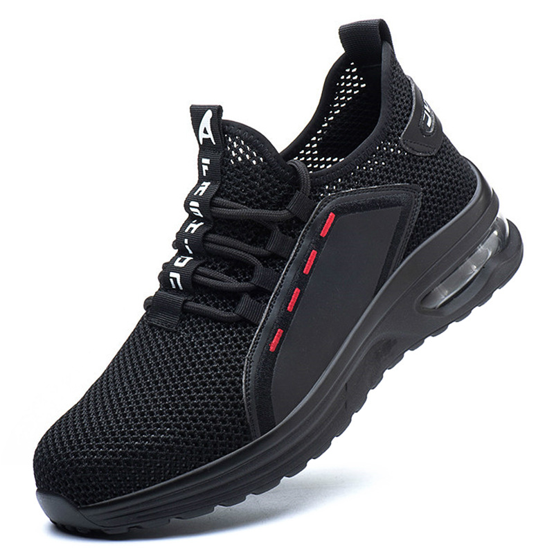 Zapatos de protección laboral para hombre, zapatos de trabajo antigolpes y antipinchazos, zapatos de trabajo ligeros de protección de seguridad para canciones de construcción, zapatos de seguridad viejos resistentes al desgaste, puntera de acero