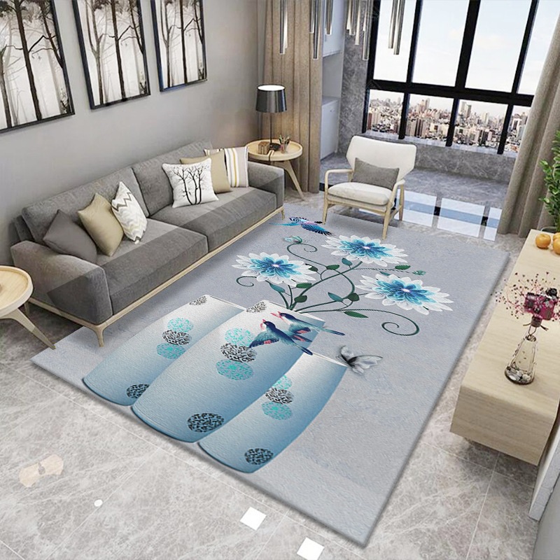 Simple moderna alfombra sala de estar dormitorio sofá nórdico mesa de café manta puerta estera hogar máquina lavable manta rectangular