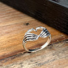 Retro ring suitable for men and women, European style, punk style, on index finger