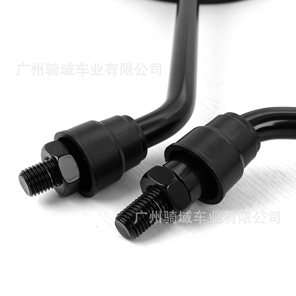 Round retro wide-angle rearview mirror for electric vehicles and motorcycles, modified long-rod reflector rearview mirror