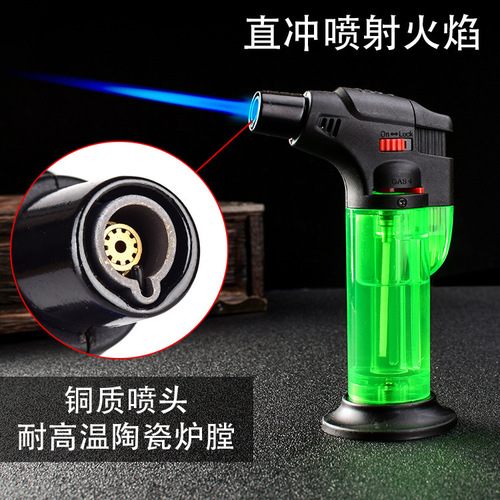 High temperature direct injection, personalized windproof 603 type inflatable welding spray gun, moxibustion lighter, incense barbecue, cigar baking