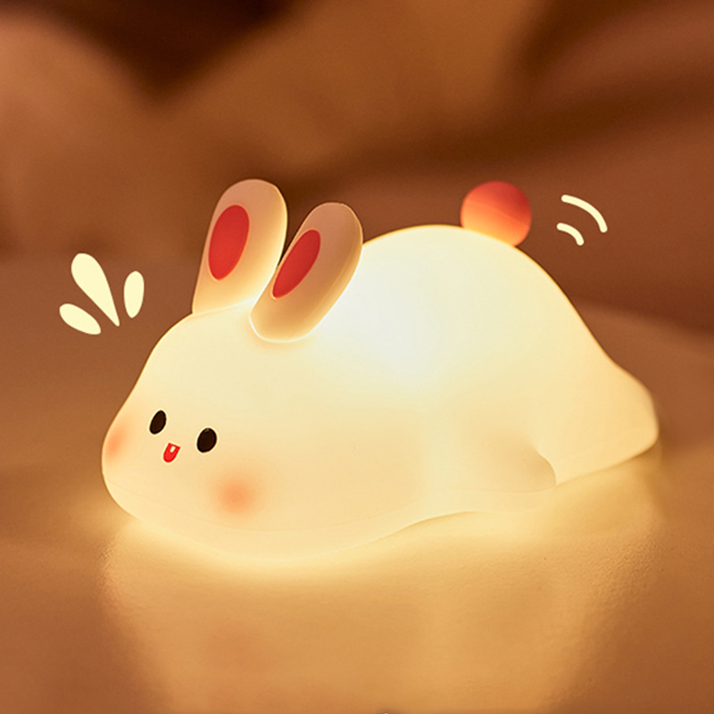 큰 얼굴 토끼 야간 조명 [팻 모델]
