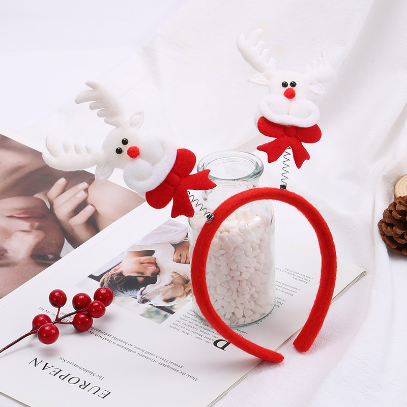 Christmas hat, Christmas headband, holiday accessories, cartoon hat, holiday decorations