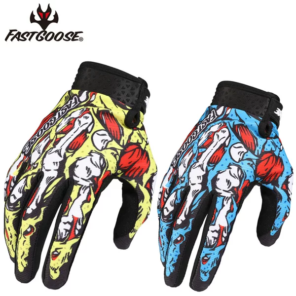 Fastgoose Thin Touch Screen Long-Finger Motorcycle and Cycling Racing Gloves