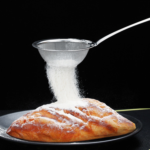 Stainless steel hot pot ladle, colander mesh, juice strainer, kitchen oil residue strainer, soy milk filter, large strainer spoon