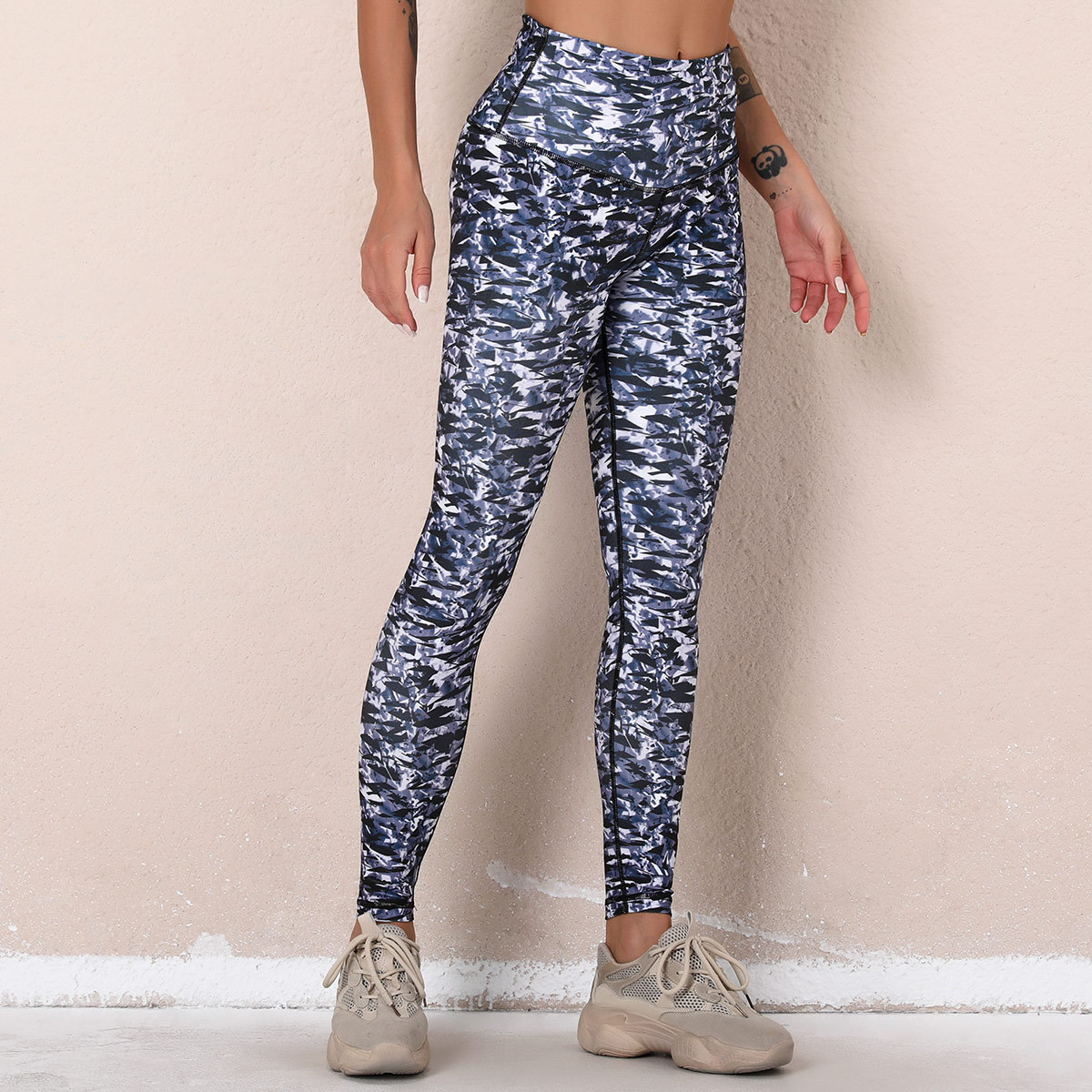 Fashion printing high waist legging NSLX47519