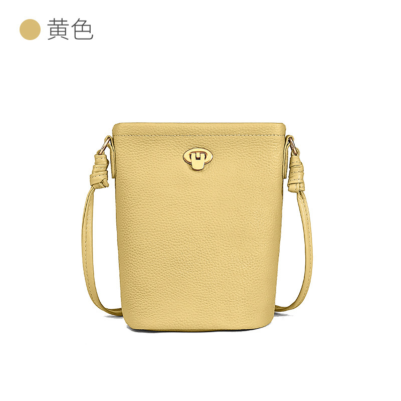 Nuevo bolso para teléfono móvil cuero de gran capacidad estilo japonés simple de gran capacidad mensajero de un solo hombro bolso de almacenamiento para teléfono móvil de mujer
