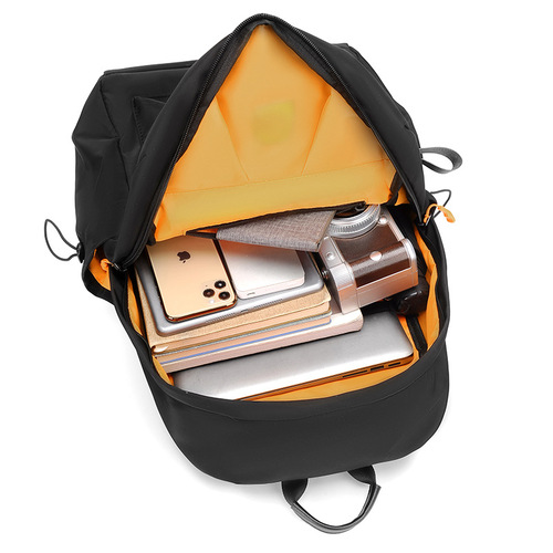 跨境商务通勤男士笔记本电脑包耐磨双肩包大学生书包休闲旅行背包