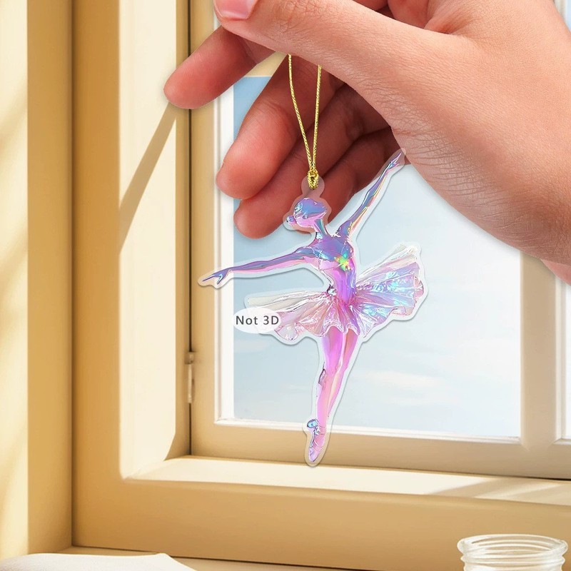 クロスボーダー爆風バレエガールspark ling balerinaキラキラバレエクリスマス装飾品|undefined
