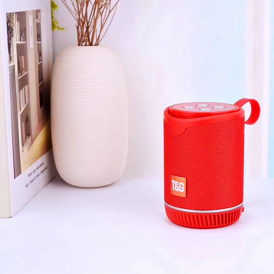 E-commerce nuevo TG528 par de tela TWS altavoces Bluetooth creativos regalos subwoofer portátil tarjeta de audio