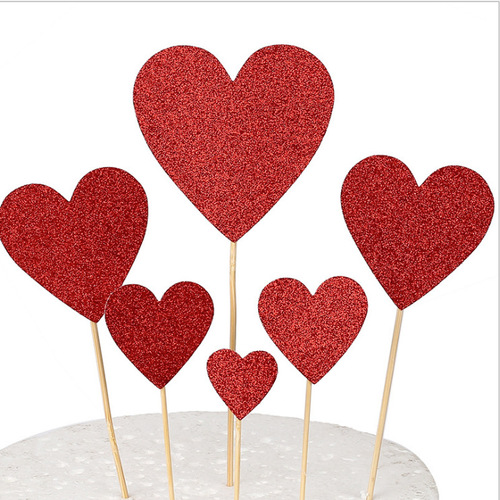 Colorful hot air balloon rainbow cloud birthday cake decoration flag and card party dessert table scene decoration plug-in