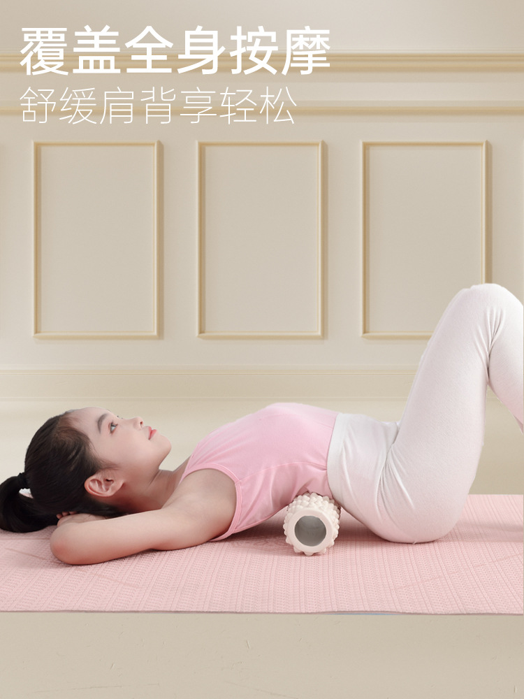 Masaje para niños columna de yoga eje de espuma padre-hijo yoga relajación pierna no larga alta Lobo diente palo rodillo masajeador