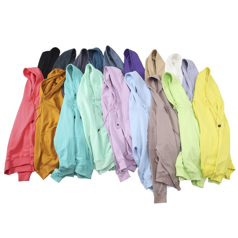 Hombres pesado engrosada suéter con capucha nuevo color sólido algodón suelto ameikaji HOODIE abrigo otoño capucha