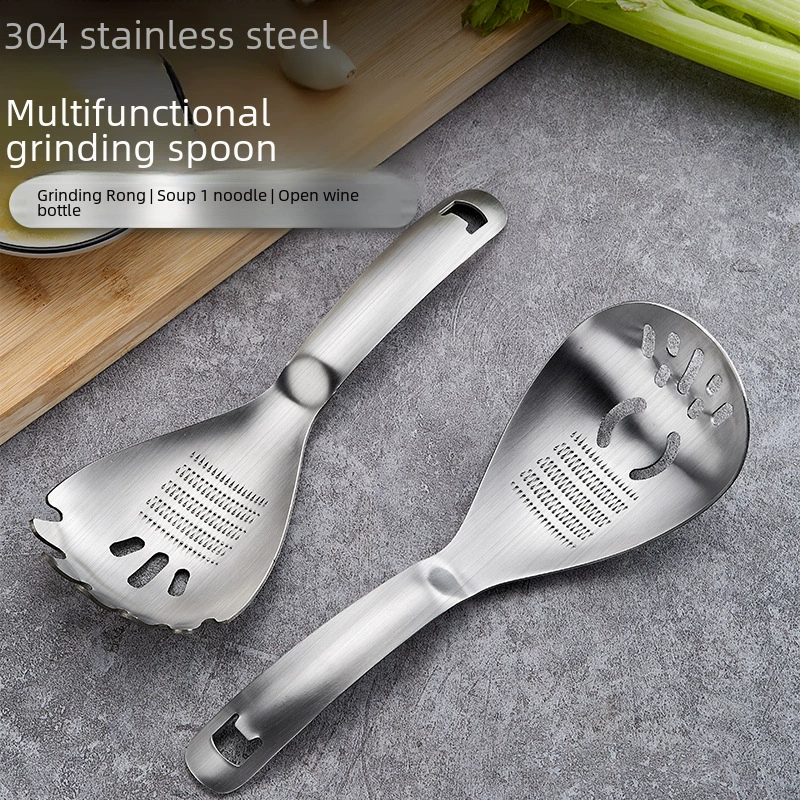 Children's spoon stainless steel, bottle opener, stainless steel AISI 304
