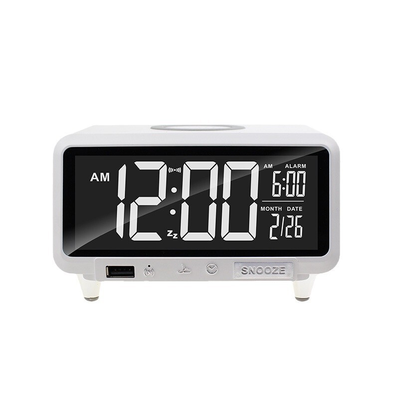 多機能携帯電話無線充電器時計目覚まし時計無線充電デスクトップ新型デジタル表示三合一デスクトップ|undefined