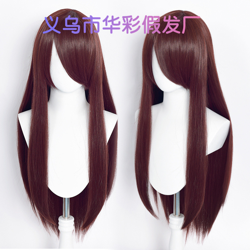 【华彩】守望先锋cos 宋哈娜 DVA cosplay假发红棕色万用