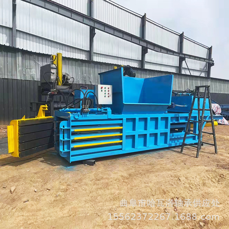 卧式易拉罐打包机塑料膜编织袋打捆机饮料瓶废纸箱打包机