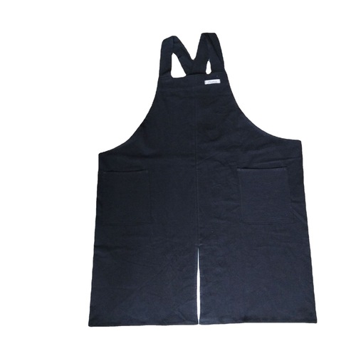 Cross-border fashionable Japanese and Korean large size aprons, breathable home clothes, flower shop cafe cotton and linen work clothes, foreign trade bibs