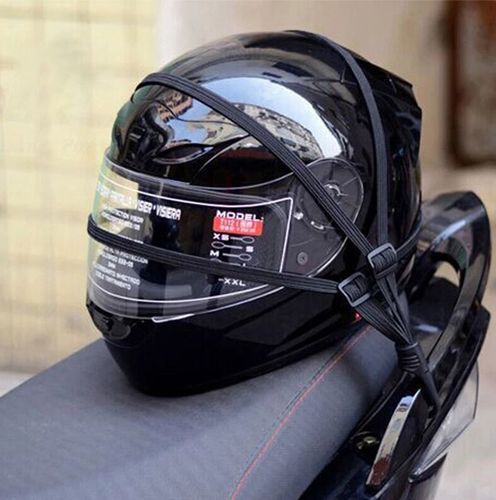 Motorcycle bundling with battery, car trunk, elastic bundling rope, bicycle elastic bundling rope, luggage rope with hook