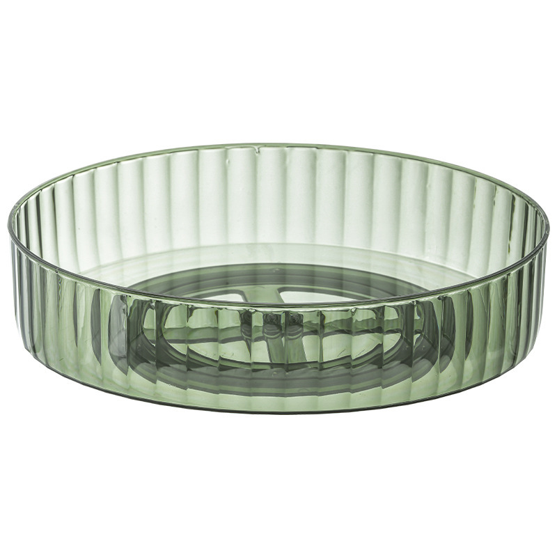 Estante de condimento para el hogar, bandeja giratoria multifuncional para cocina, condimento, salsa de soja, vinagre, almacenamiento de aceite, plato de frutas de alto perfil