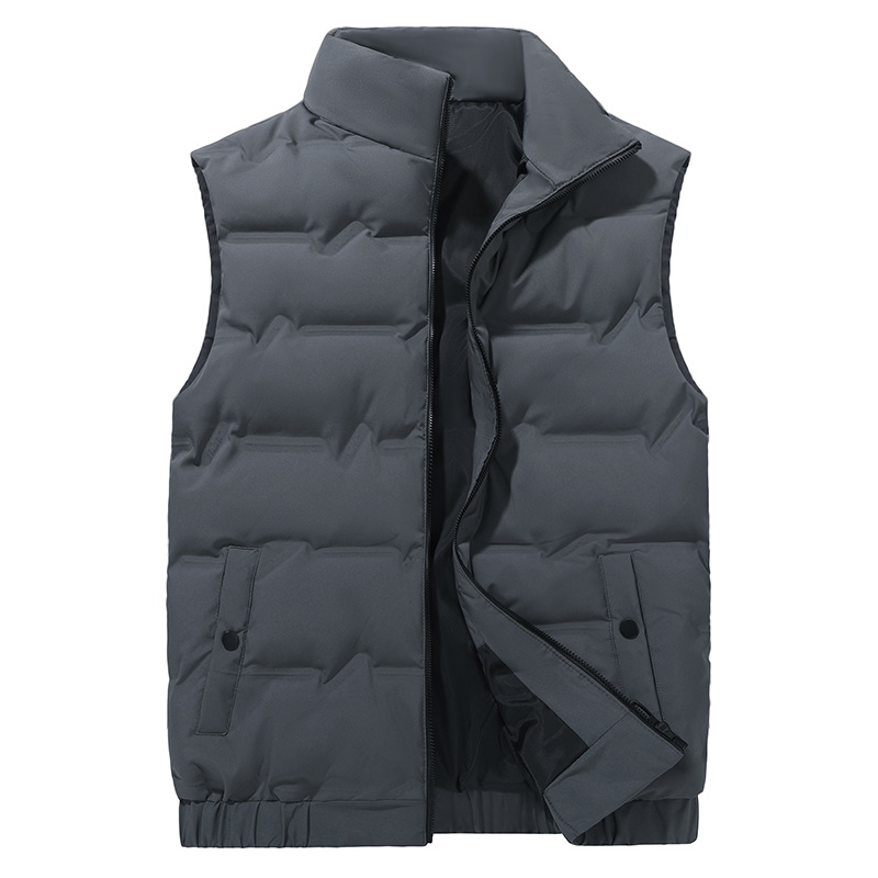 chaleco de plumón hombre invierno chaleco de plumón caliente ligero chaleco de tamaño grande para vestir chaqueta deportiva casual para hombres puede abrirse