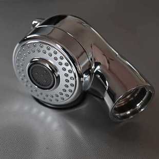 ✅ Pull-Out Faucet Nozzle Split Basin Accessories White Replacement Washbasin Spout Telescopic Flower