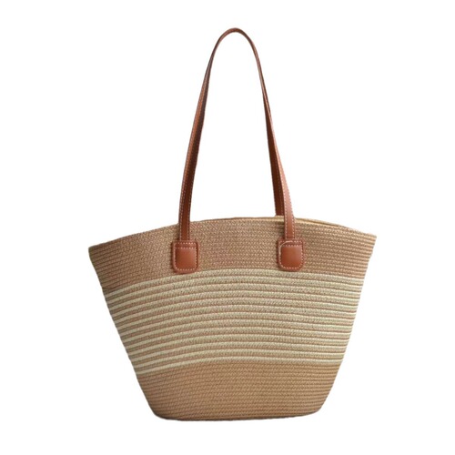 Versatile straw bag, boho-style woven bag, Instagram-worthy shoulder bag—perfect for commuting, casual outings, and adding a chic, trendy touch to your beach or travel looks.