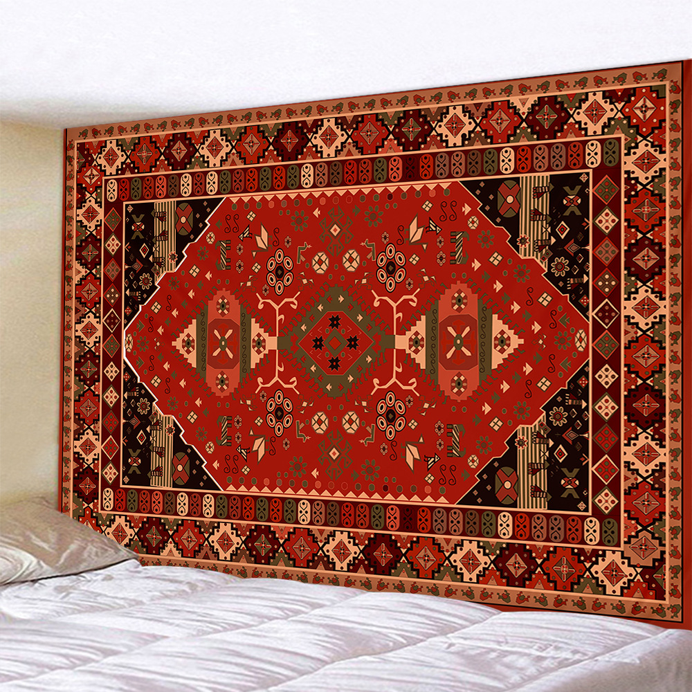 Ethnic Style Geometric Argyle Polyester Tapestry display picture 6