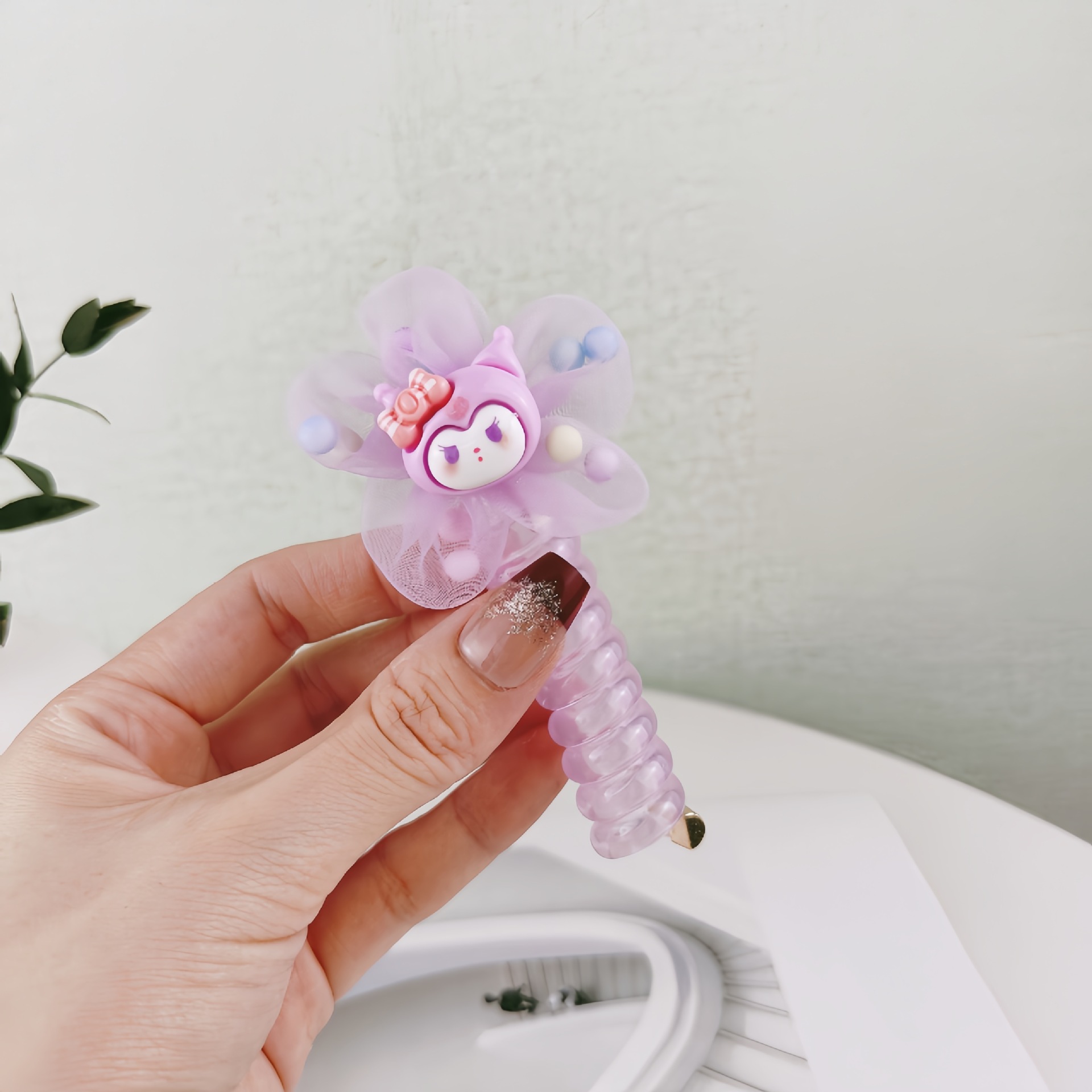 Niños bobinado línea telefónica anillo de cabello chica burbuja trenzada cuerda de cabello de alta elasticidad no daña el cabello 2024 nuevos accesorios para el cabello