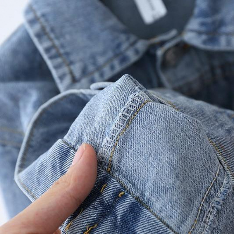 Джинсовая куртка для девочки, вестерн-стиль, осенняя