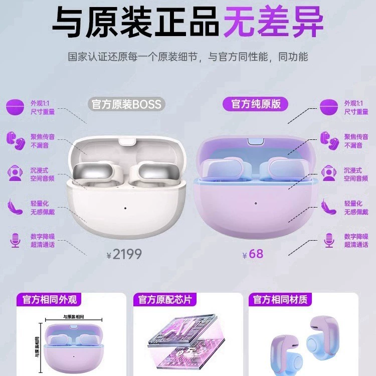 Наушники, ушные зажимы, (торговля через границу), bluetooth, оптовая
