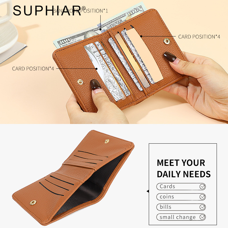Promotional Wallet Cartoon Short Small Wallet Ins Girls Multi-Card Slot Mini Card Holder Ultra-Thin Student Wallet Women