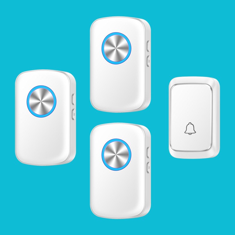 门铃无线家用超远距离一拖三电子门玲遥控智能老人病人呼叫器防水