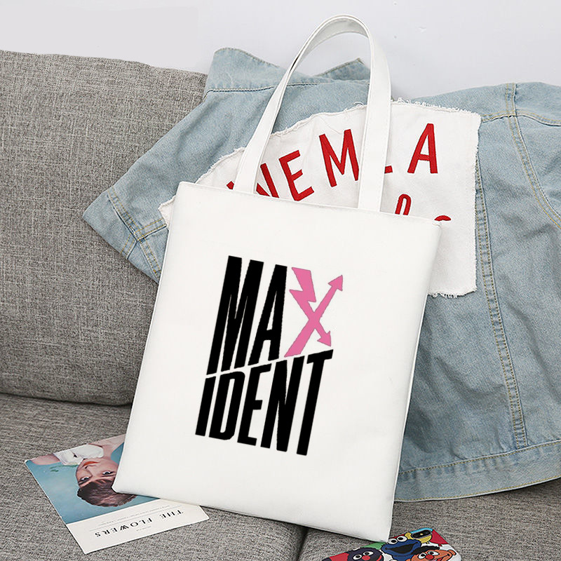 Niños calmados maxident periférico impreso lienzo bolso de hombro estudiante bolsa de compras portátil comercio exterior global