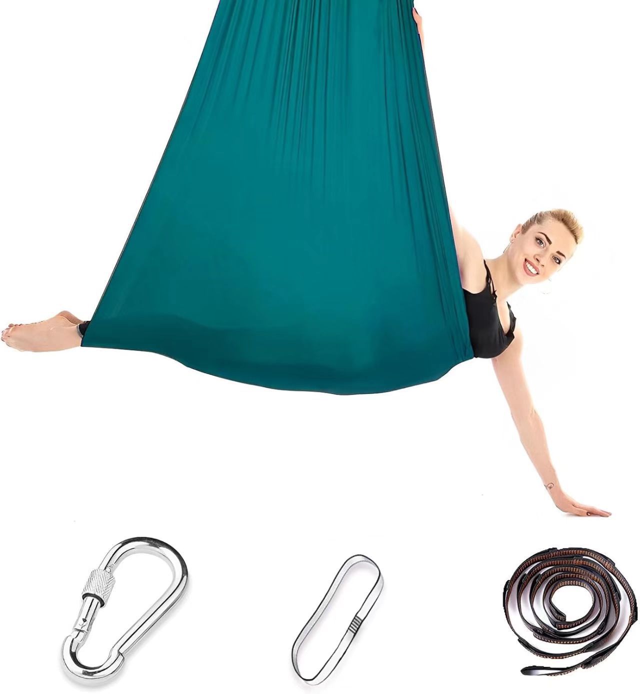 150*280 스프링 후크형, 다크 그린