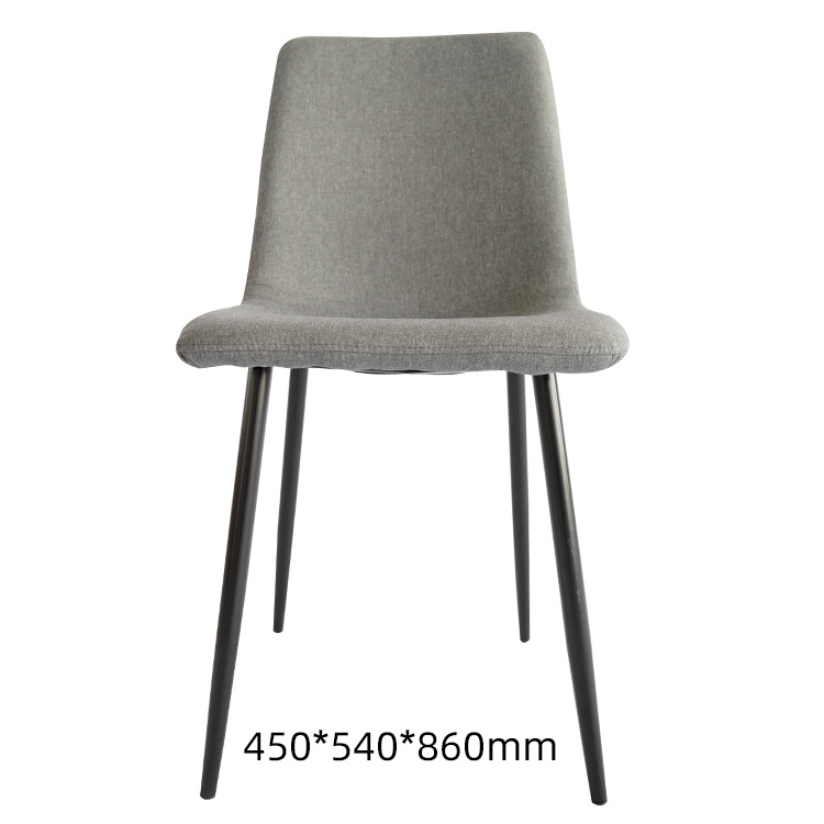 Silla de comedor minimalista italiana para el hogar, silla de café casual, silla de escritorio, estilo de lujo.
