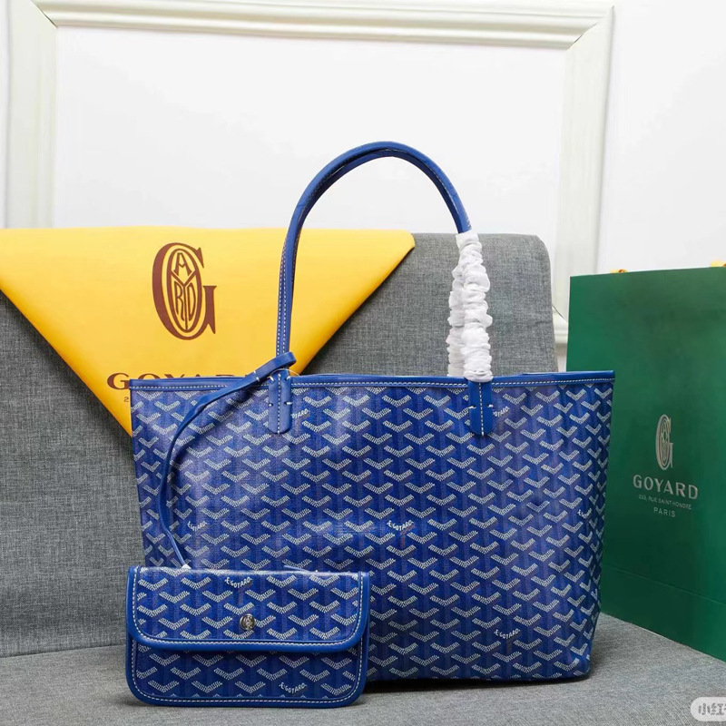 2024 New Goyard Goya Dog Tooth Large Capacity Handbag Classic Mother-In-Law Tote Bag Shoulder Shopping Bag