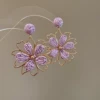 138# silver needle-gold-purple