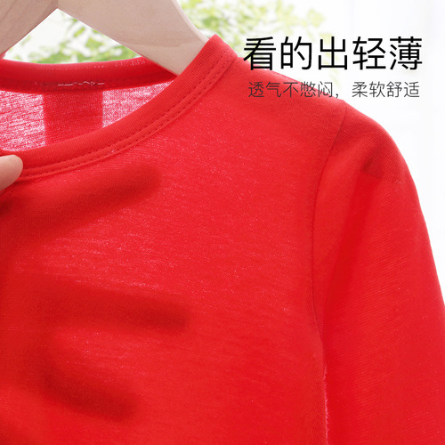 Baby jumpsuit summer thin 2025 long-sleeved air-conditioning clothes Kazakhstan clothes Newborn full moon year-old red climbing clothes