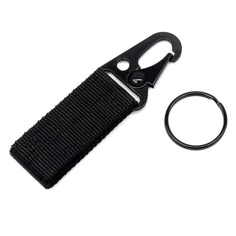 Llavero táctico de montañismo al aire libre accesorios de llavero de cinturón multifuncional llavero de cinturón de nylon ganchos de montañismo llavero de pico de águila