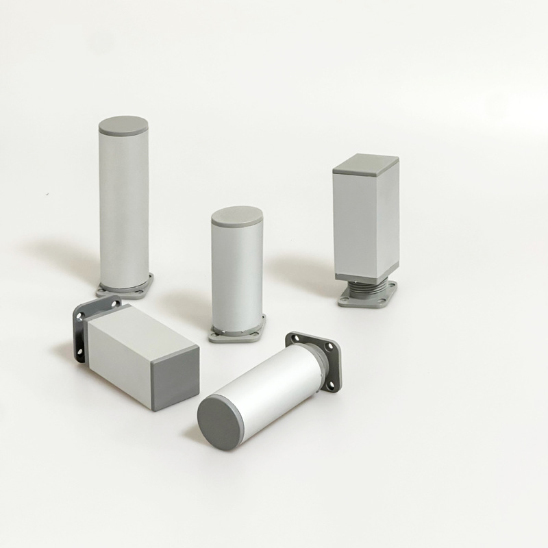 Hardware accessories manufacturers cabinet feet bathroom cabinet feet aluminum alloy round cabinet feet aluminum alloy furniture sofa support feet