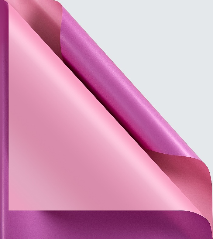 Papel de embalaje de flores floristería ramo floral papel de embalaje de flores papel de regalo papel de doble cara de dos colores Ouya papel al por mayor