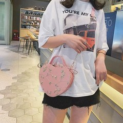 甜美包包女跨境新款包包韩国小众国风刺绣日常女包休闲简约斜挎包