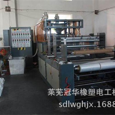 双层共挤缠绕膜吹膜机   农用地膜 包装膜POF山东厂家直供012