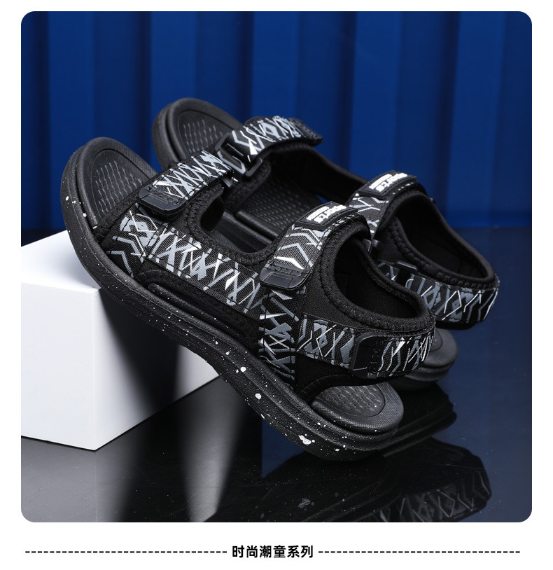 Jongens Sandalen Sport Atletische Sandalen Strand Buitensporten Open Teen Sandaal Slip Comfy Antislip_voghion.com